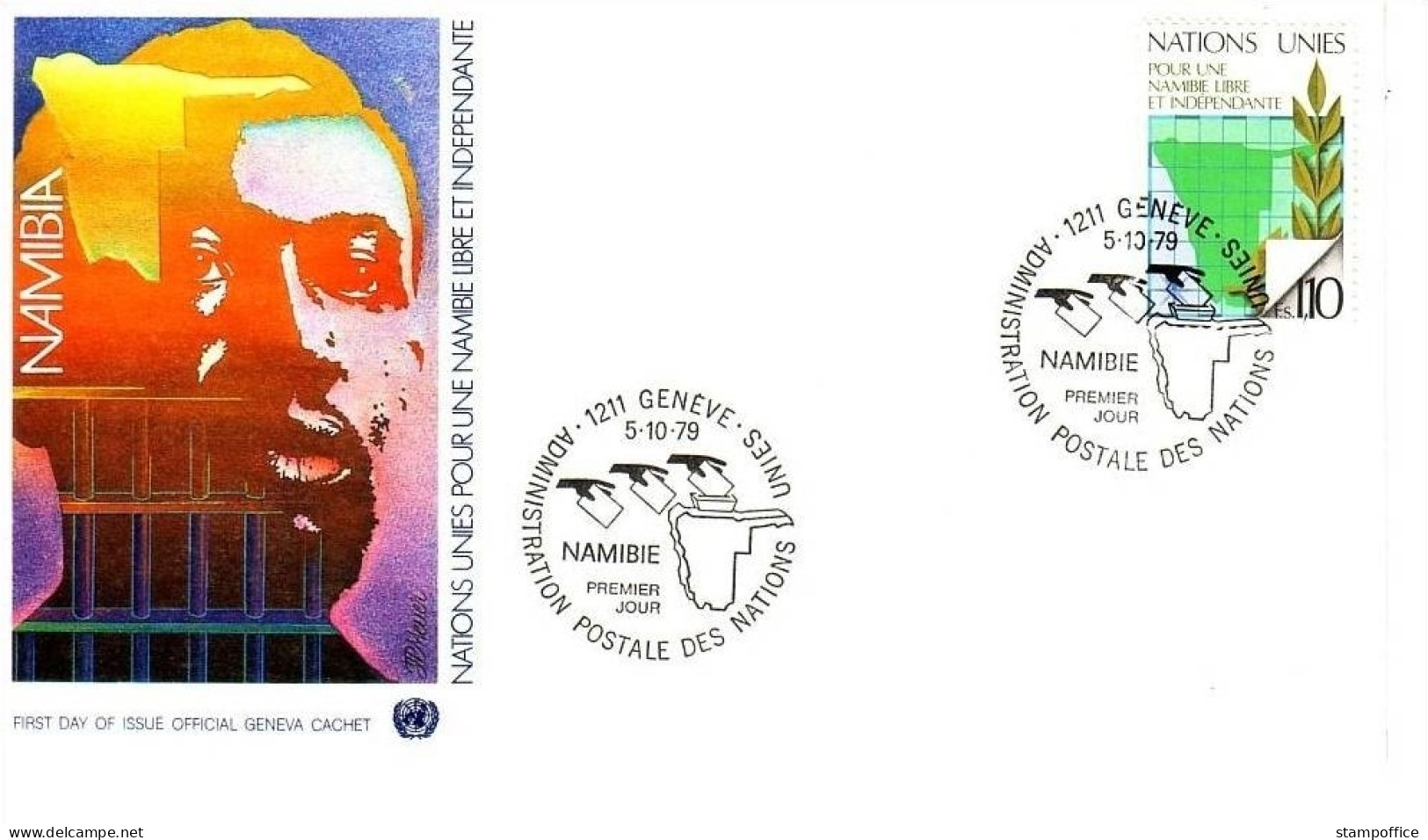 UNO GENF MI-NR. 85 FDC NAMIBIA 1979 - Other & Unclassified