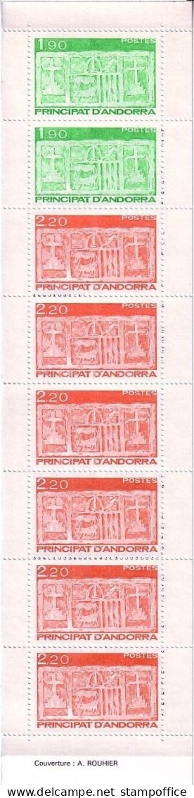 ANDORRA FRANZÖSISCH MH 1 POSTFRISCH(MINT) Ungefaltet WAPPEN - Carnets