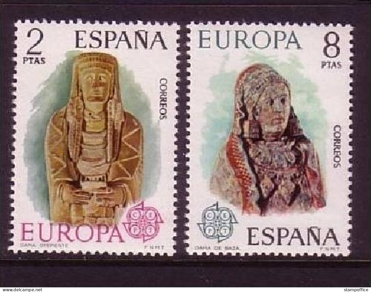 SPANIEN MI-NR. 2072-2073 POSTFRISCH(MINT) EUROPA 1974 SKULPTUREN - 1974