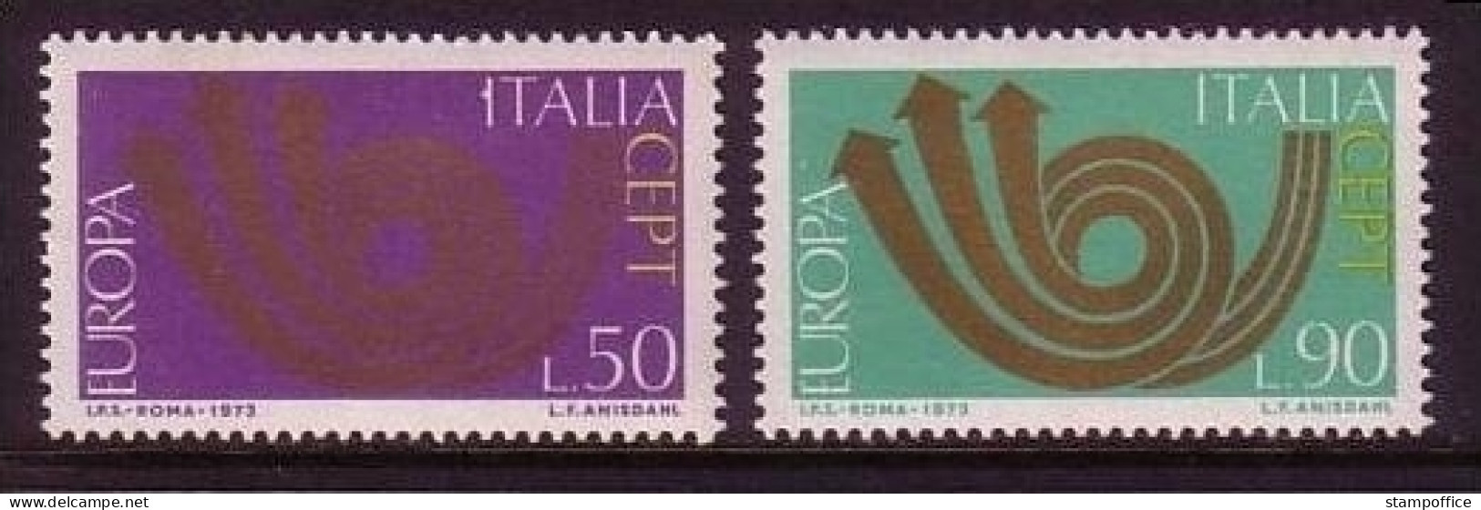 ITALIEN MI-NR. 1409-1410 POSTFRISCH(MINT) EUROPA 1973 - POSTHORN - 1973