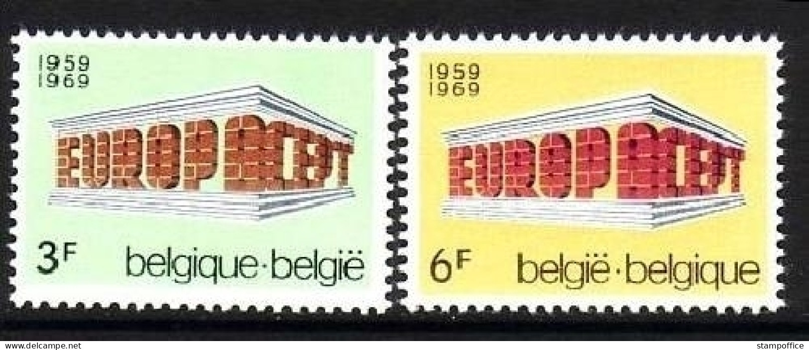 BELGIEN MI-NR. 1546-1547 POSTFRISCH(MINT) EUROPA 1969 - EUROPA CEPT - 1969