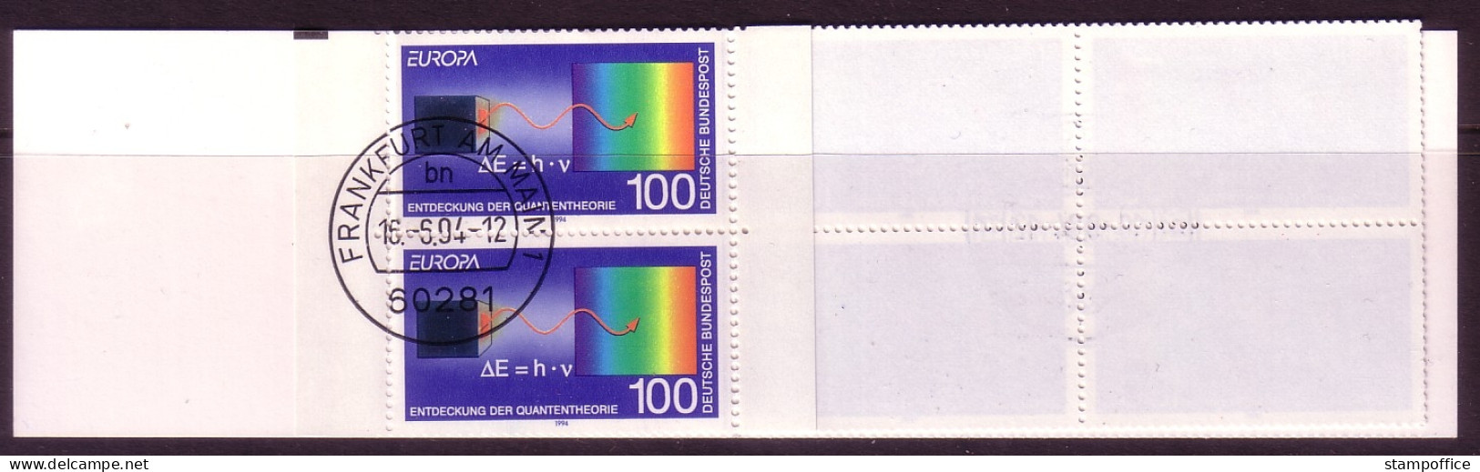 DEUTSCHLAND MH 30 GESTEMPELT(USED) EUROPA 1994 ENTDECKUNGEN Und ERFINDUNGEN - 1994