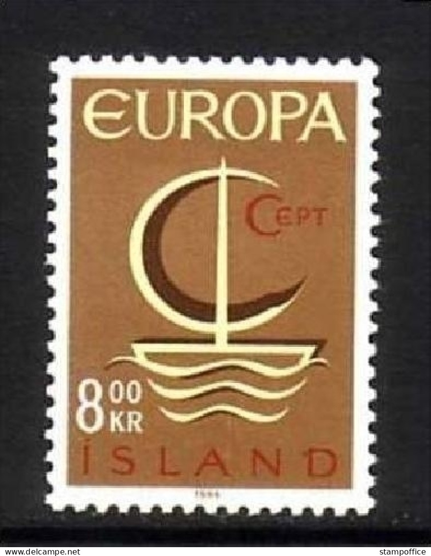 ISLAND MI-NR. 405 POSTFRISCH(MINT) EUROPA 1966 SEGEL - 1966