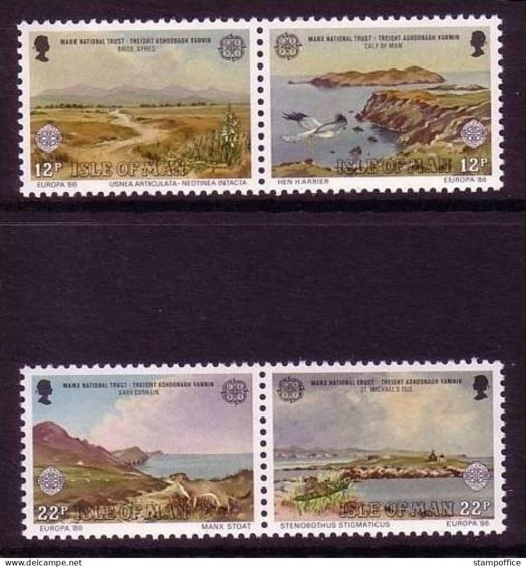 ISLE OF MAN MI-NR. 307-310 POSTFRISCH(MINT) EUROPA 1986 NATUR- Und UMWELTSCHUTZ HERMELIN - 1986