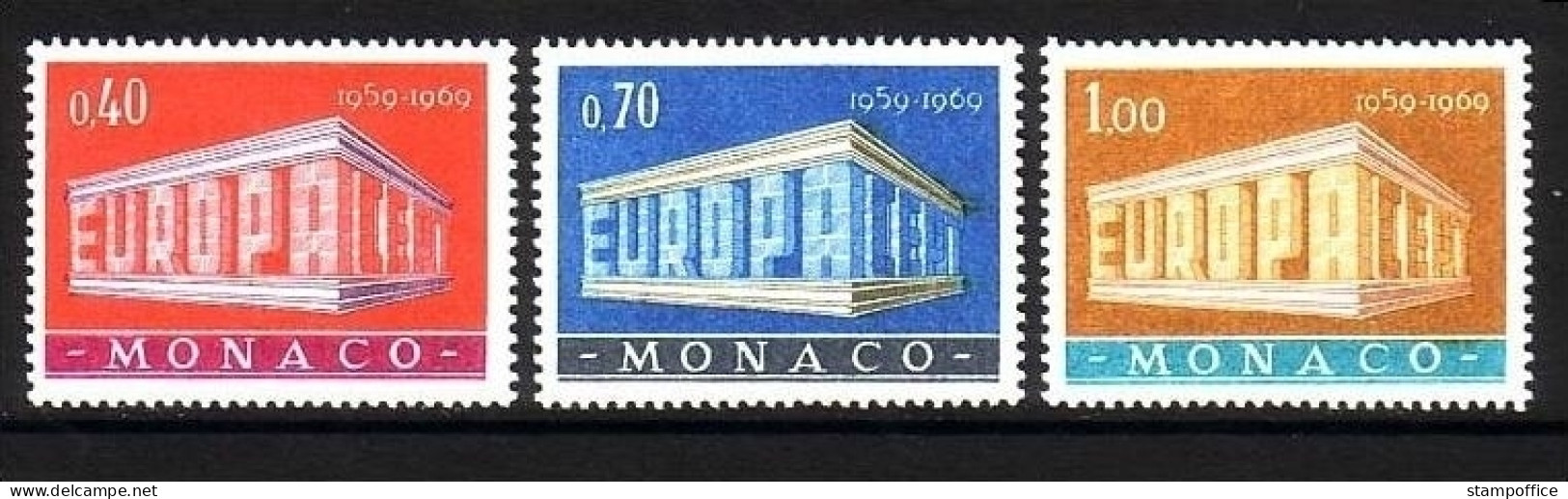 MONACO MI-NR. 929-931 POSTFRISCH(MINT) EUROPA 1969 EUROPA CEPT - 1969