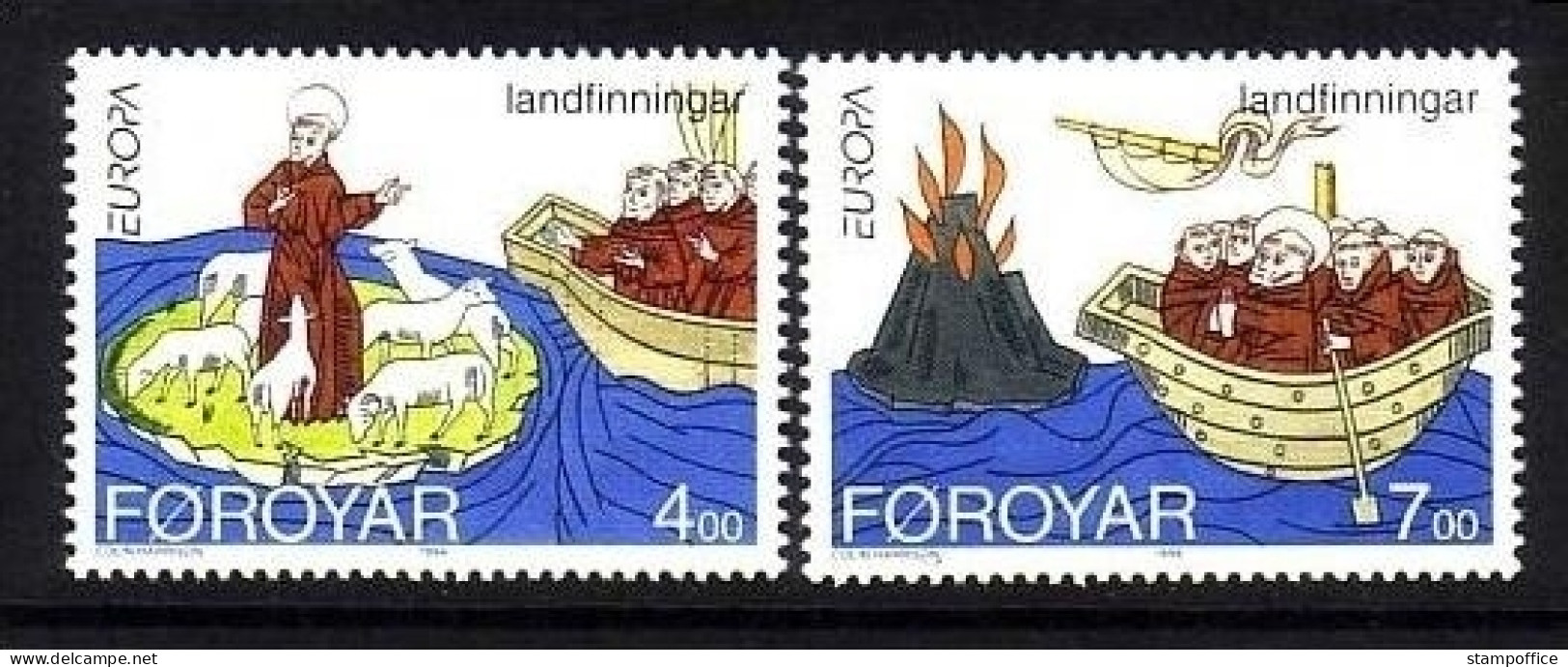 FÄRÖER MI-NR. 260-261 I POSTFRISCH(MINT) EUROPA 1994 ENTDECKUNGEN Und ERFINDUNGEN - 1994