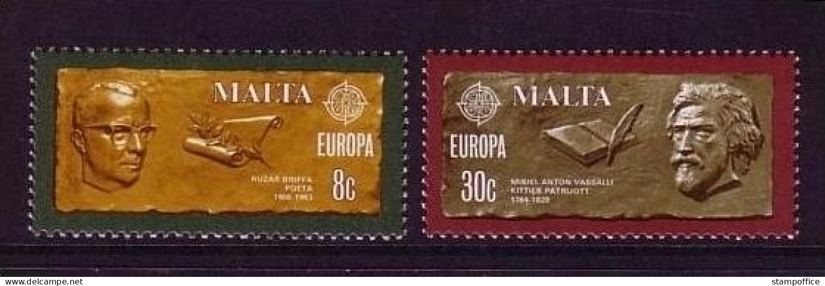 MALTA MI-NR. 615-616 POSTFRISCH(MINT) EUROPA 1980 PERSÖNLICHKEITEN - 1980