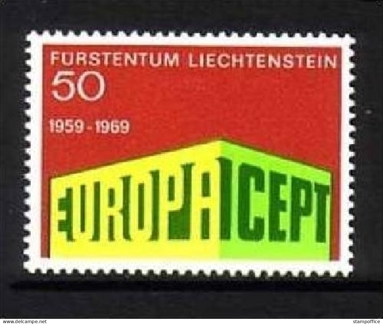 LIECHTENSTEIN MI-NR. 507 POSTFRISCH(MINT) EUROPA 1969 EUROPA CEPT - 1969