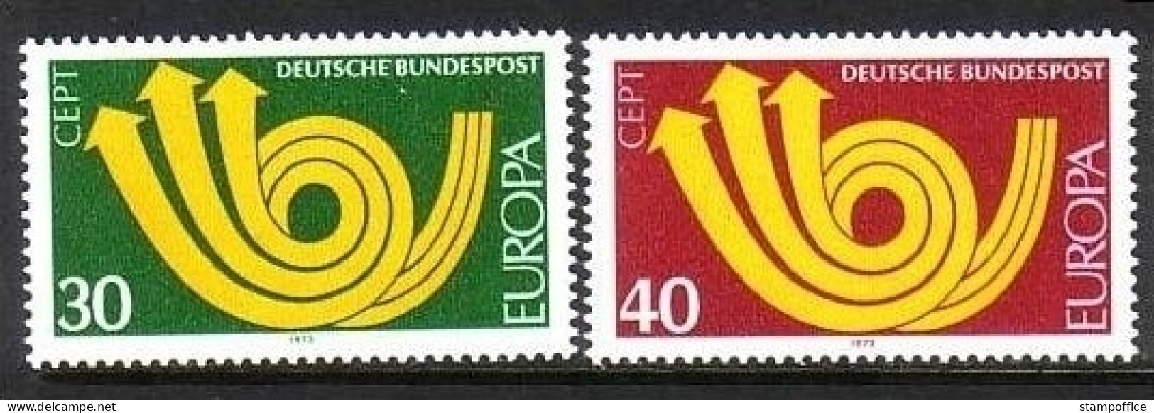 DEUTSCHLAND MI-NR. 768-769 POSTFRISCH(MINT) EUROPA 1973 POSTHORN - 1973