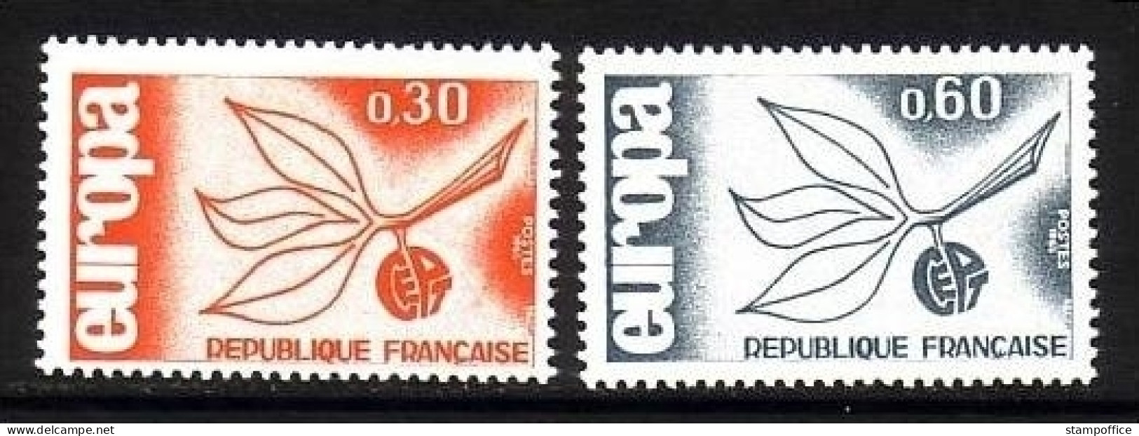 FRANKREICH MI-NR. 1521-1522 POSTFRISCH(MINT) EUROPA 1965 ZWEIG - 1965