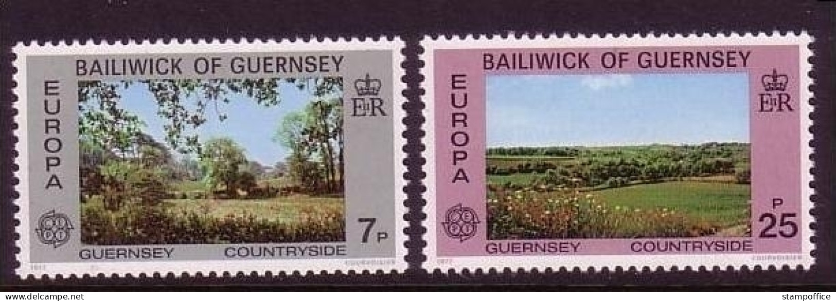 GUERNSEY MI-NR. 147-148 POSTFRISCH(MINT) EUROPA 1977 - LANDSCHAFTEN - 1977
