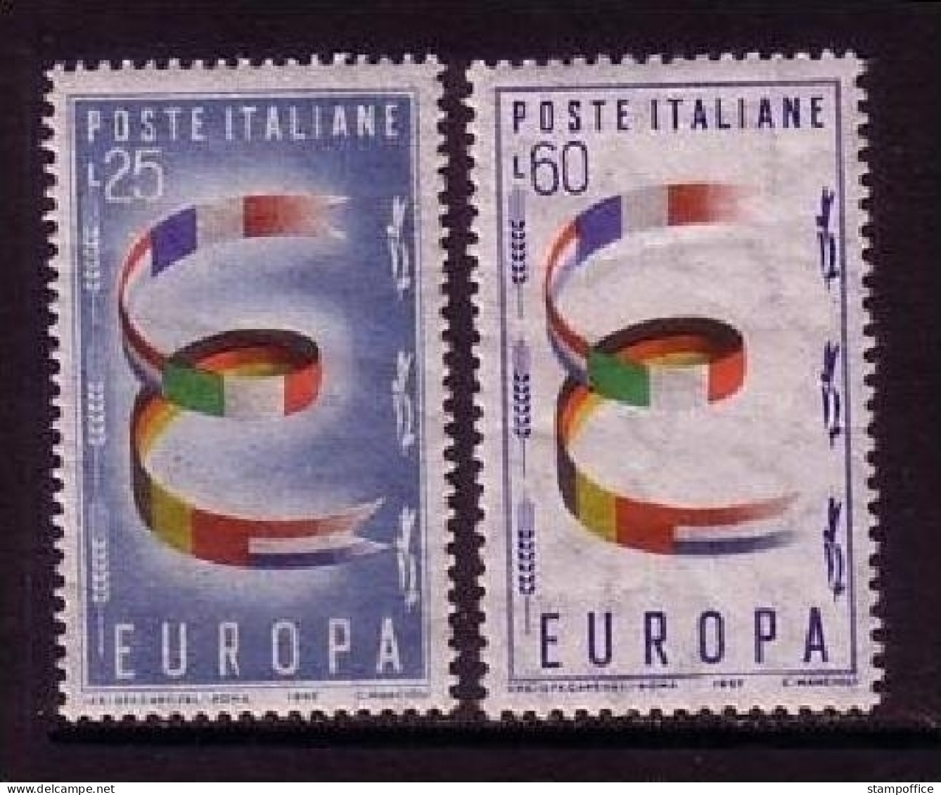 ITALIEN MI-NR. 992-993 POSTFRISCH(MINT) EUROPA 1957 - 1957