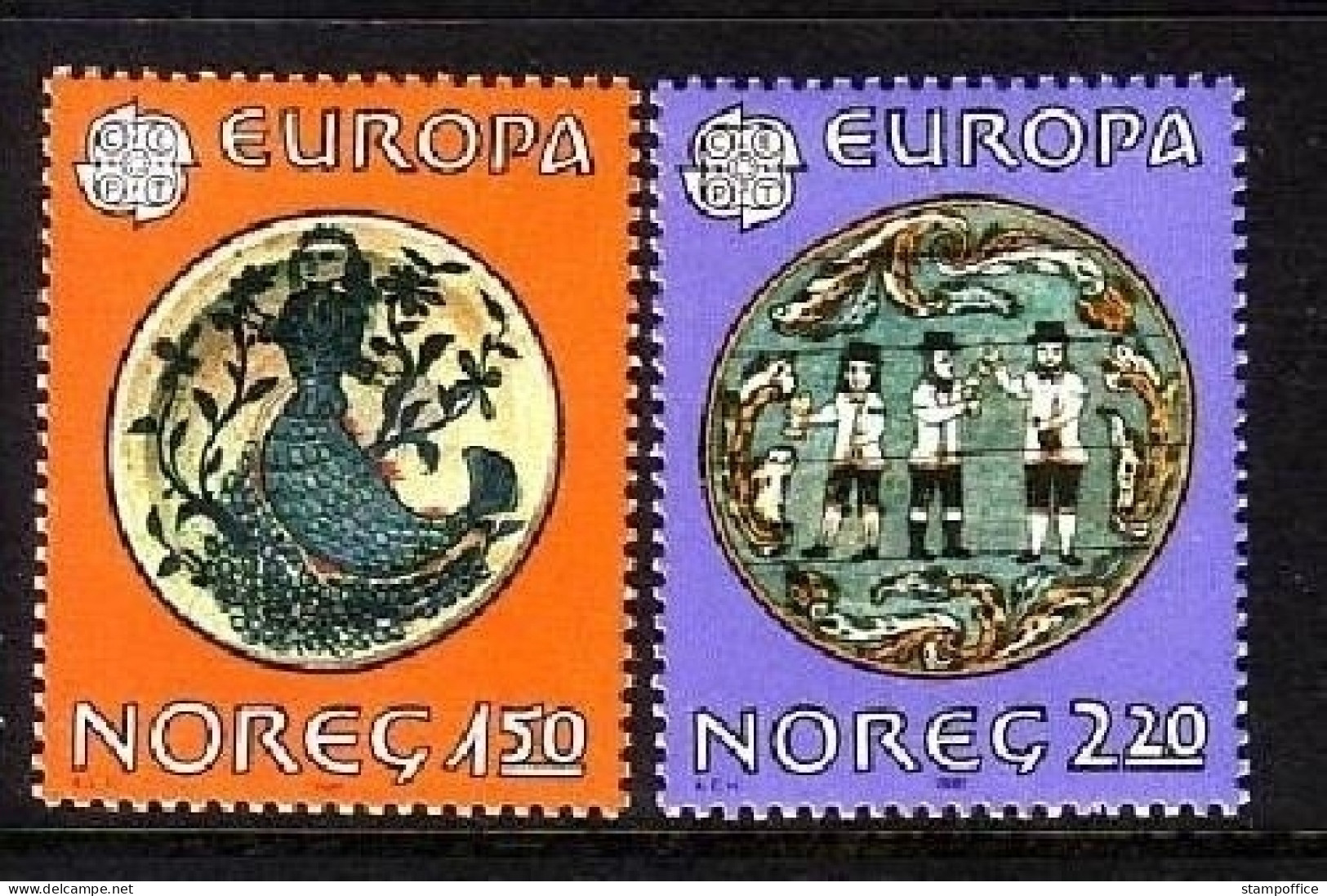 NORWEGEN MI-NR. 836-837 POSTFRISCH(MINT) EUROPA 1981 FOLKLORE - 1981