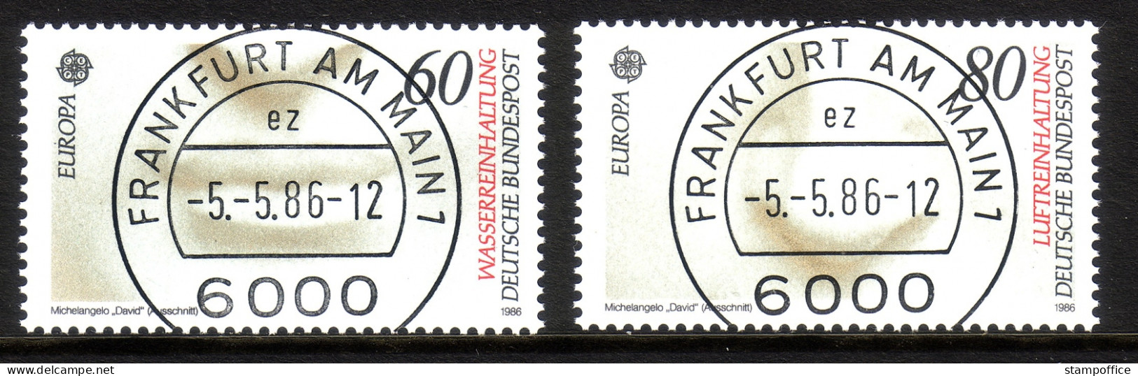 DEUTSCHLAND MI-NR. 1278-1279 GESTEMPELT(USED EUROPA 1986 - NATUR- Und UMWELTSCHUTZ - 1986