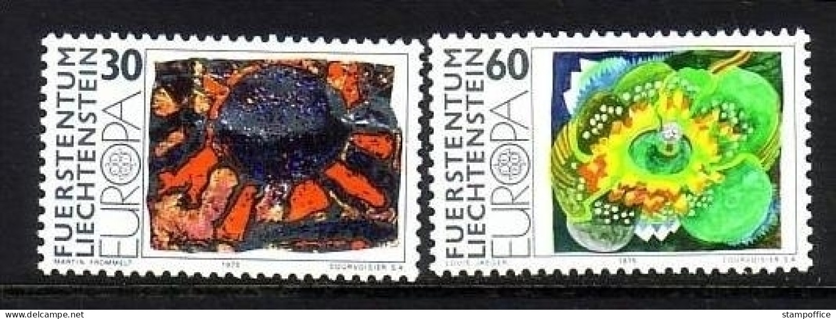 LIECHTENSTEIN MI-NR. 623-624 POSTFRISCH(MINT) EUROPA 1975 - GEMÄLDE - 1975