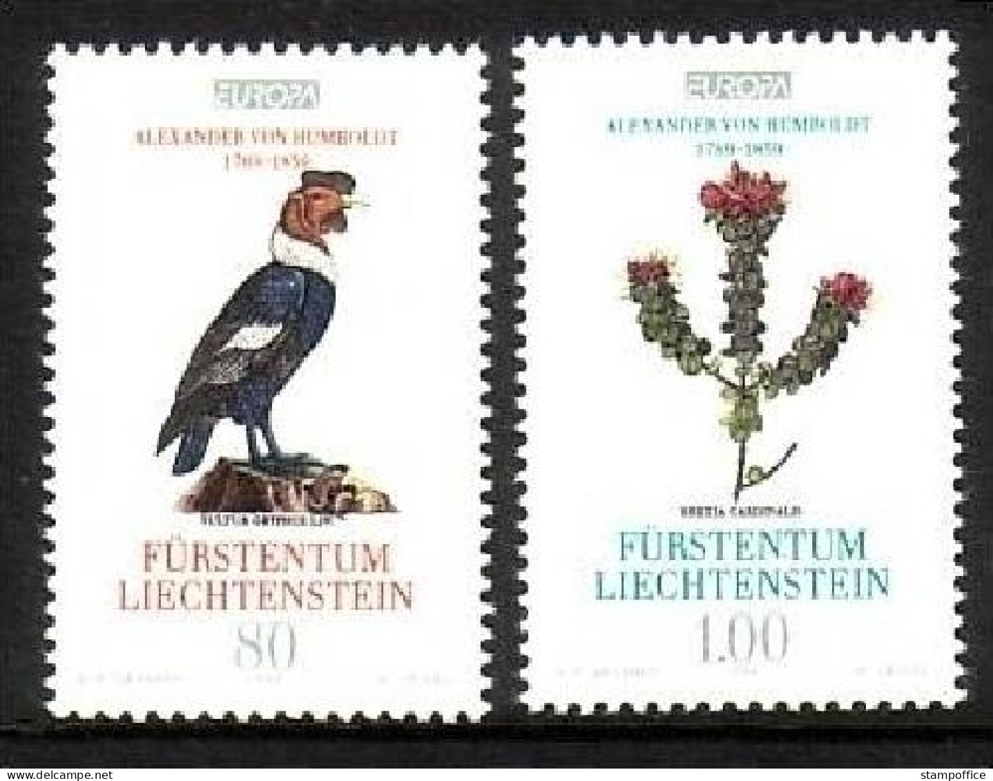 LIECHTENSTEIN MI-NR. 1079-1080 POSTFRISCH(MINT) EUROPA 1994 ENTDECKUNGEN HUMBOLDT ANDENKONDOR - 1994