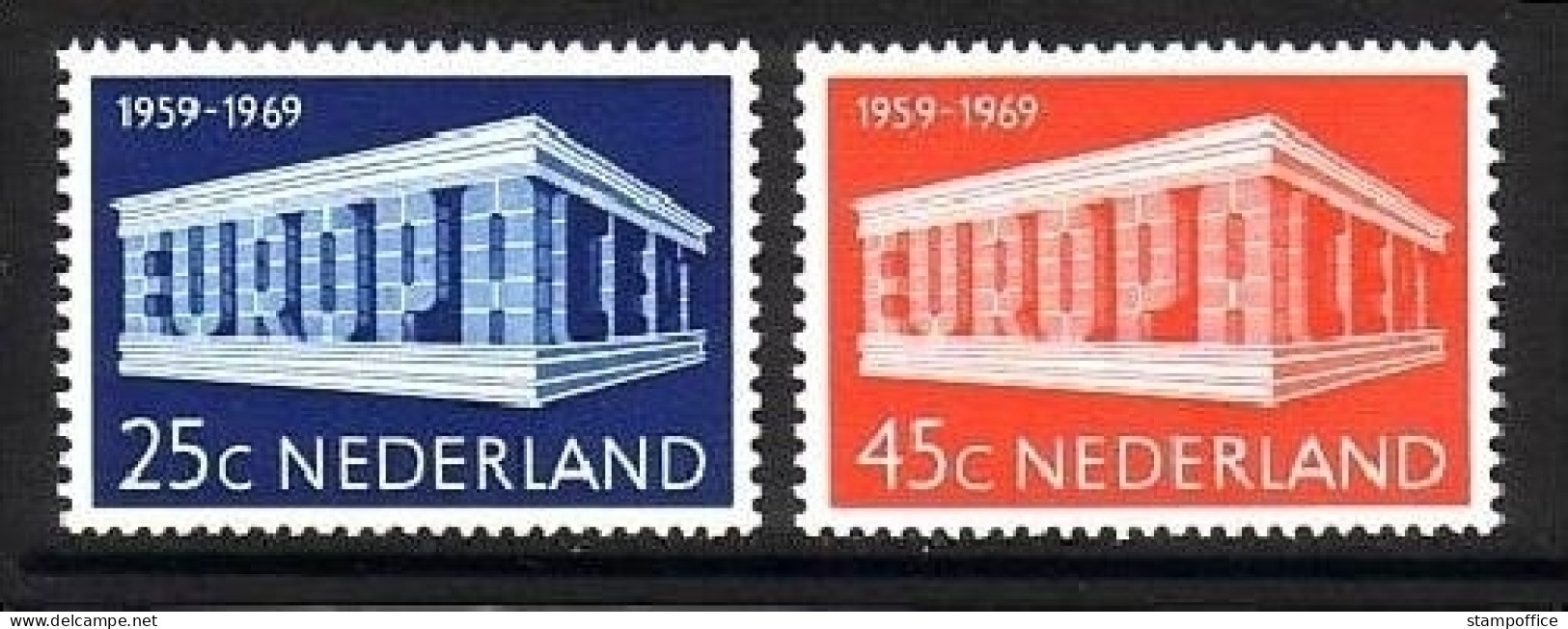 NIEDERLANDE MI-NR. 920-921 POSTFRISCH(MINT) EUROPA 1969 EUROPA CEPT - 1969