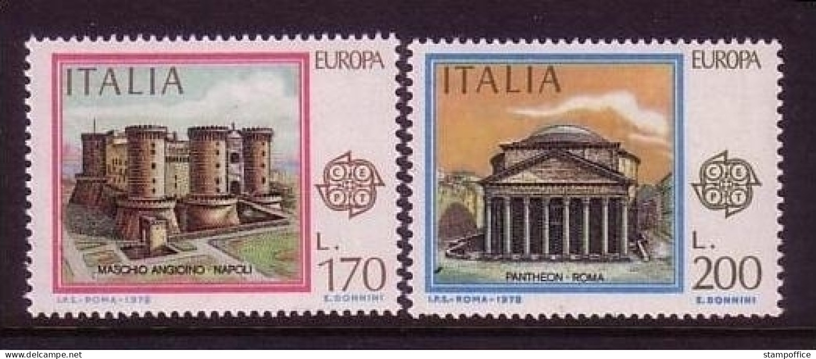 ITALIEN MI-NR. 1607-1608 POSTFRISCH(MINT) EUROPA 1978 BAUDENKMÄLER CASTEL - 1978