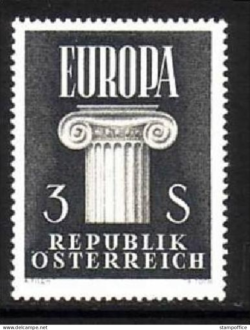 ÖSTERREICH MI-NR. 1081 POSTFRISCH(MINT) EUROPA 1960 - SÄULE - 1960