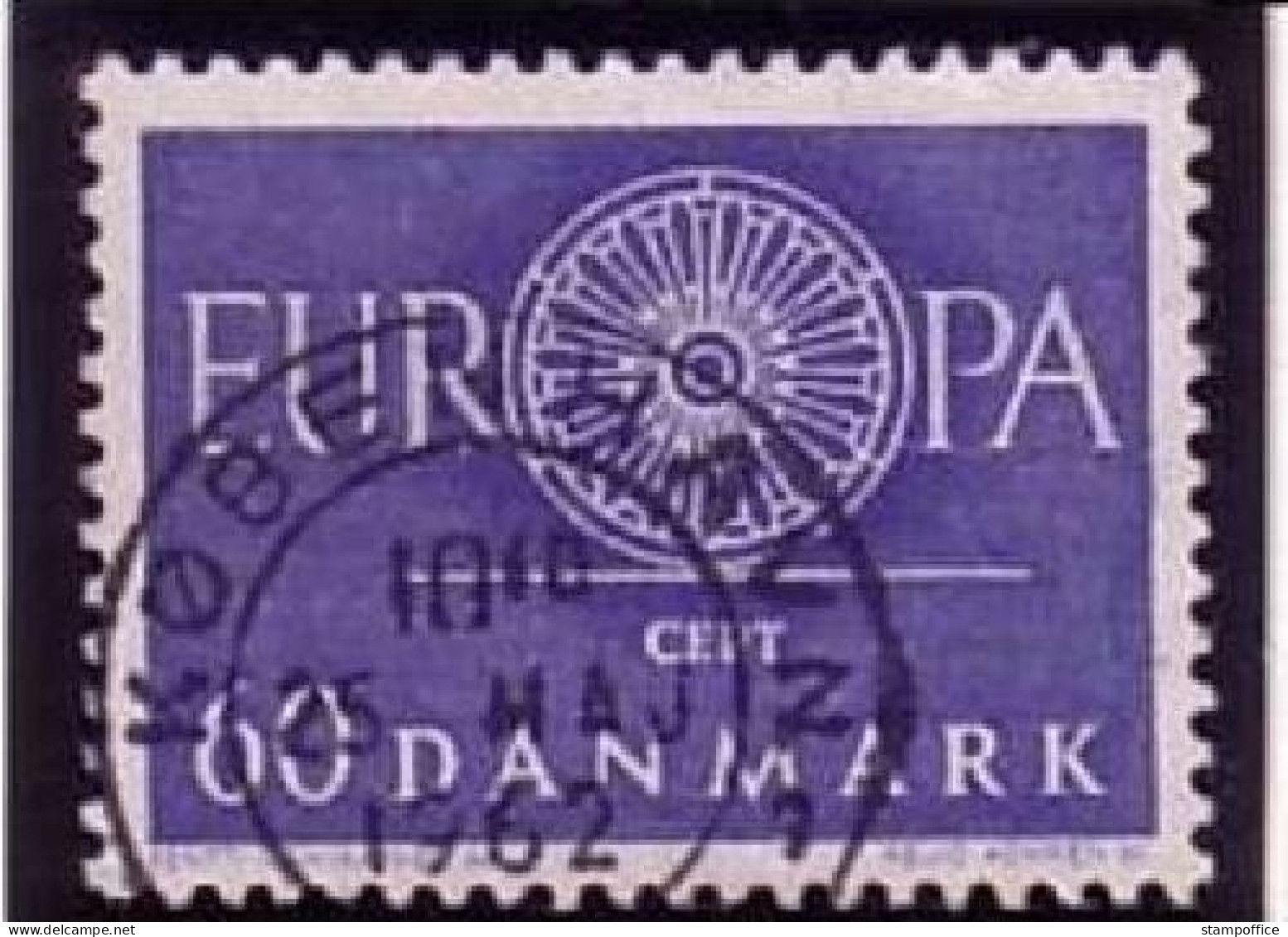 DÄNEMARK MI-NR. 386 O EUROPA 1960 - WAGENRAD - 1960