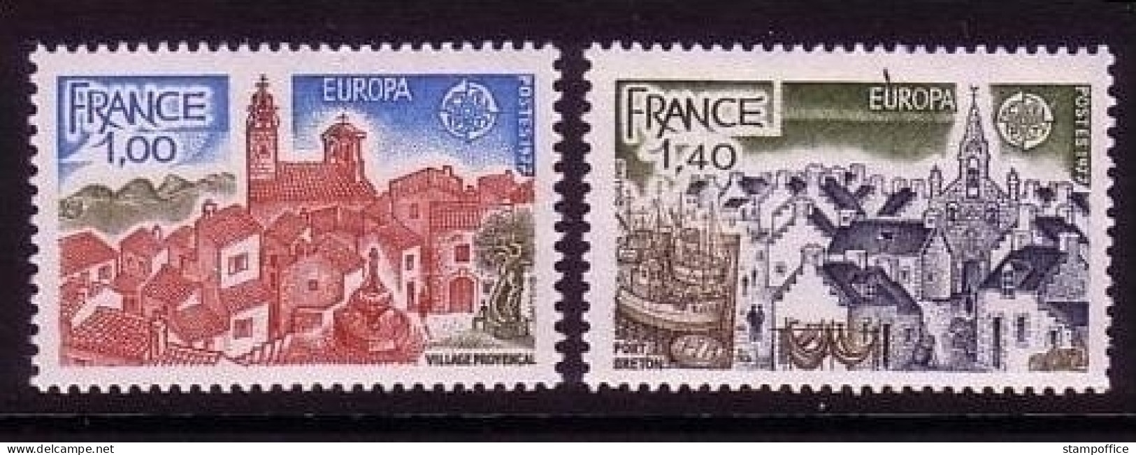 FRANKREICH MI-NR. 2024-2025 POSTFRISCH(MINT) EUROPA 1977 LANDSCHAFTEN - 1977