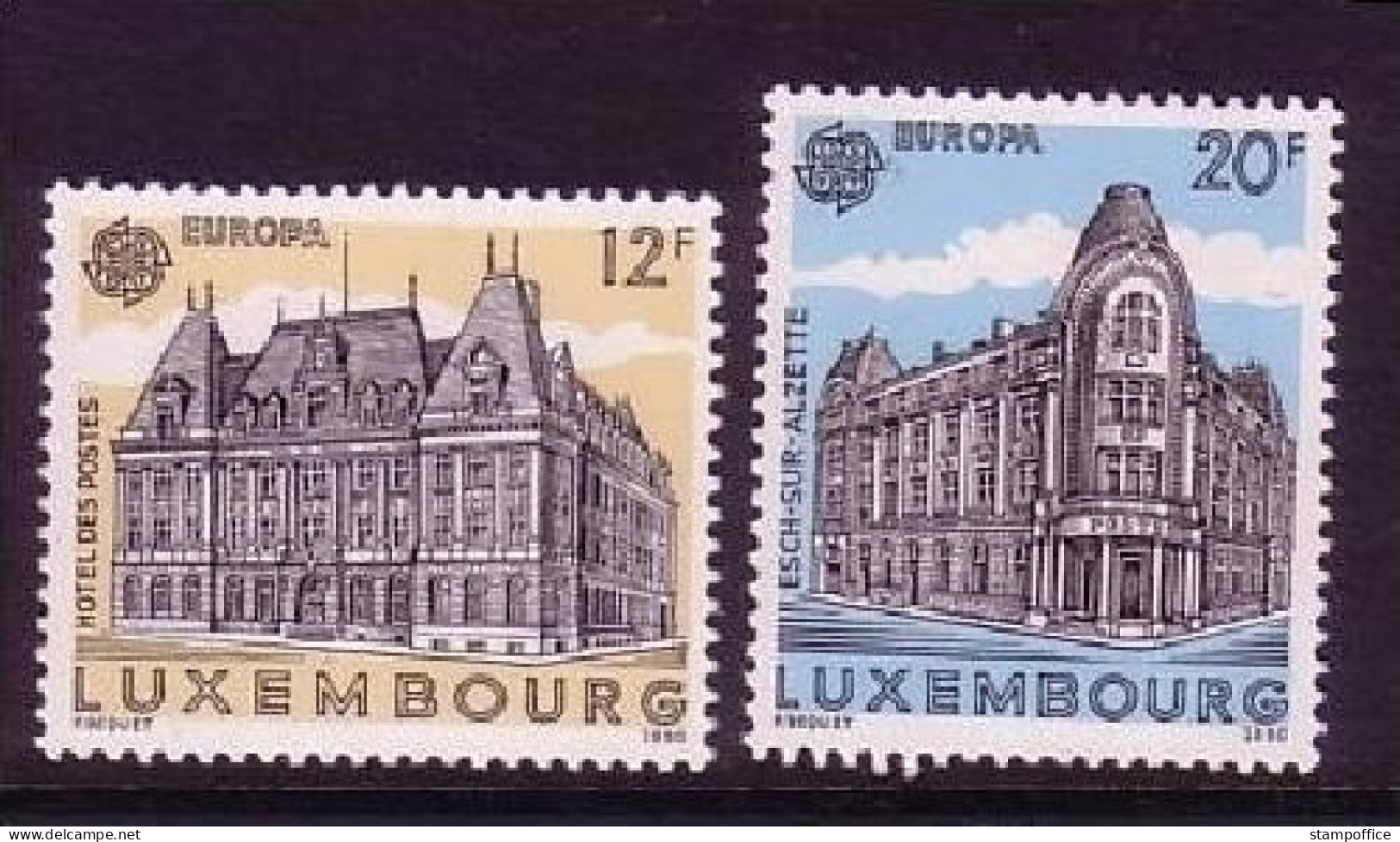 LUXEMBOURG MI-NR. 1243-1244 POSTFRISCH(MINT) EUROPA 1990 POSTALISCHE EINRICHTUNGEN - 1990