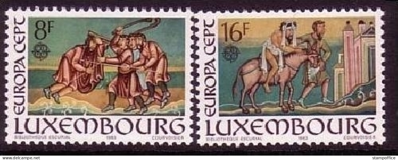 LUXEMBOURG MI-NR. 1074-1075 POSTFRISCH(MINT) EUROPA 1983 GROSSE WERKE BARMHERZIGER SAMARITER - 1983