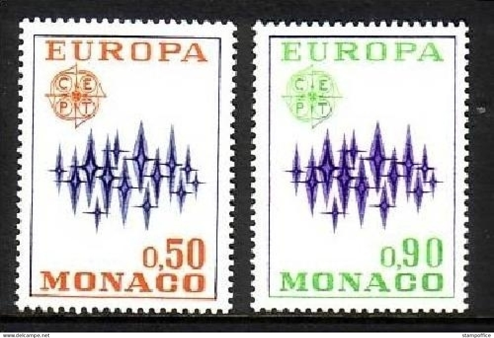 MONACO MI-NR. 1038-1039 POSTFRISCH(MINT) EUROPA 1972 STERNE - 1972