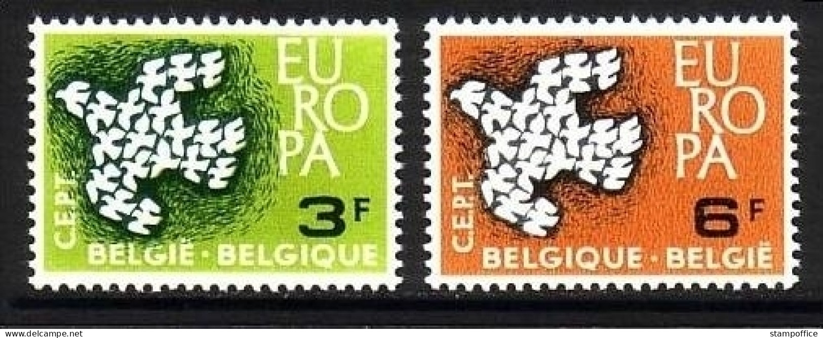 BELGIEN MI-NR. 1253-1254 POSTFRISCH(MINT) EUROPA 1961 - TAUBE - 1961