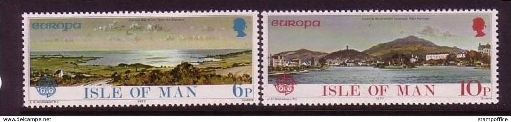 ISLE OF MAN MI-NR. 95-96 POSTFRISCH(MINT) EUROPA 1977 - LANDSCHAFTEN - 1977