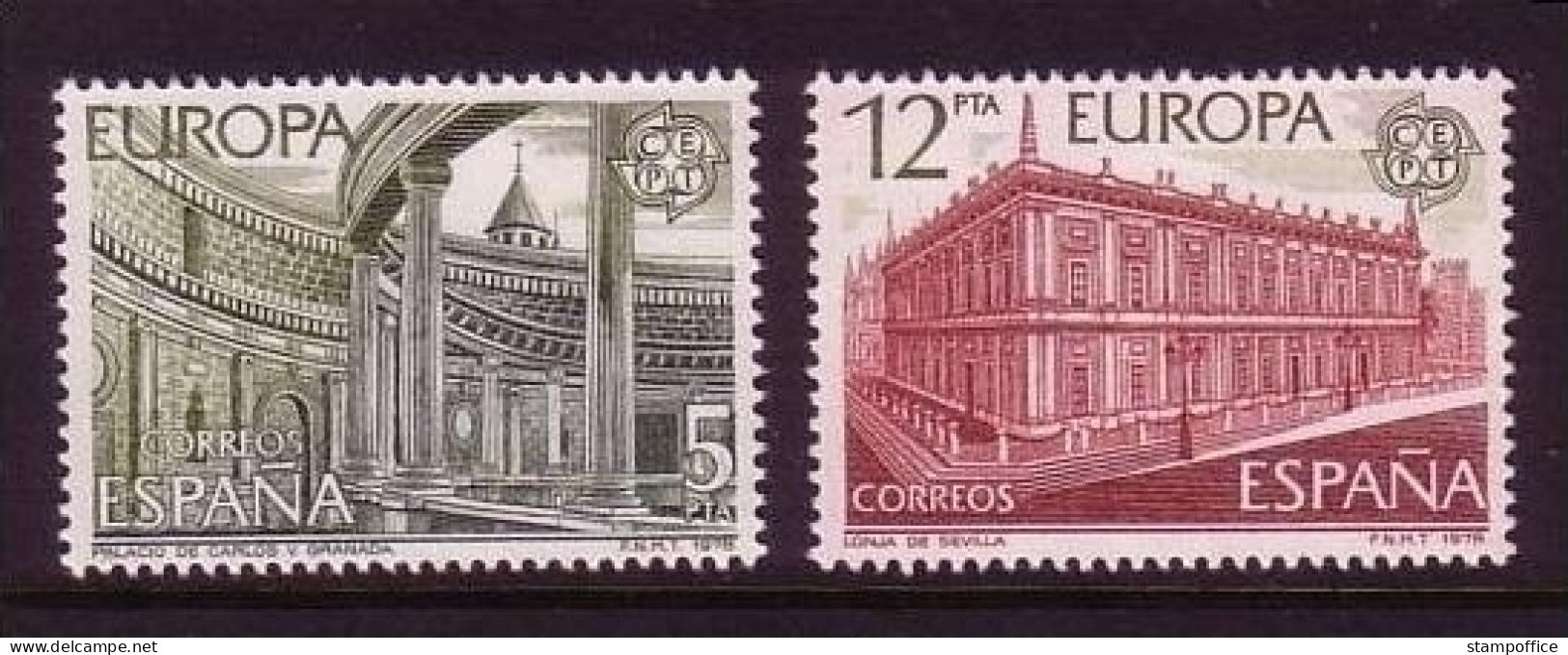 SPANIEN MI-NR. 2366-2367 POSTFRISCH(MINT) EUROPA 1978 - BAUDENKMÄLER - 1978