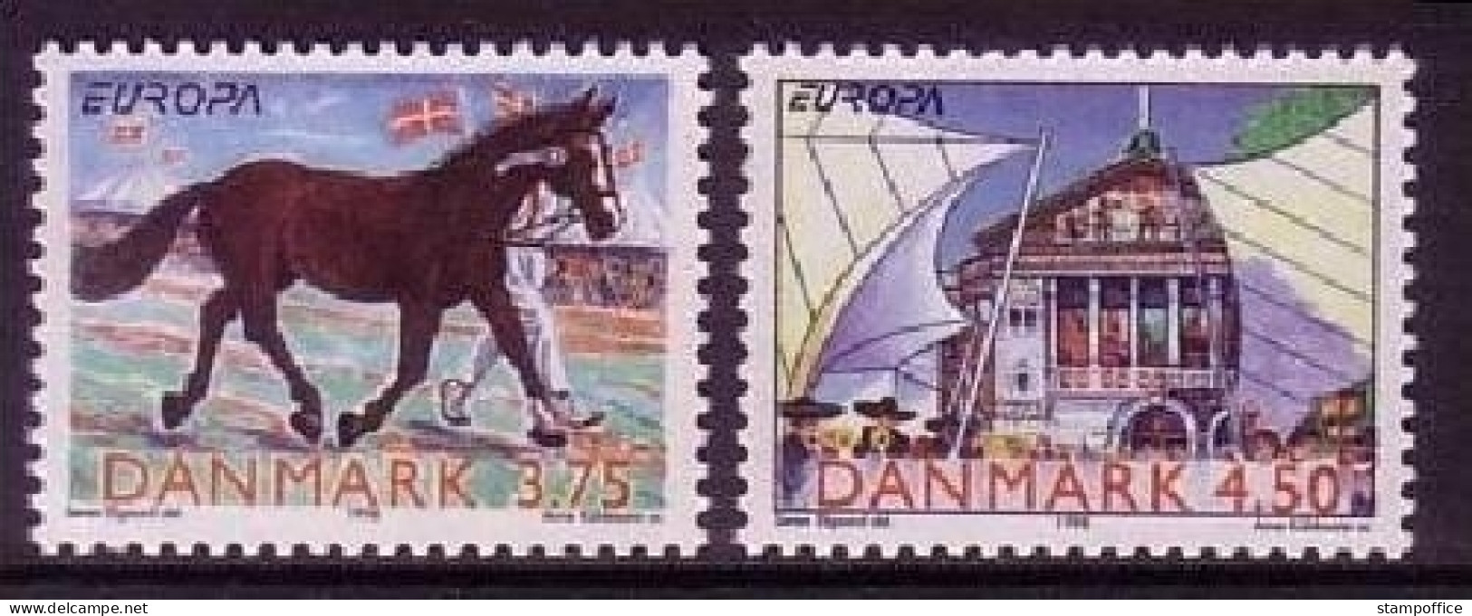 DÄNEMARK MI-NR. 1188-1189 POSTFRISCH(MINT) EUROPA 1998 - FESTE Und FEIERTAGE PFERD - 1998
