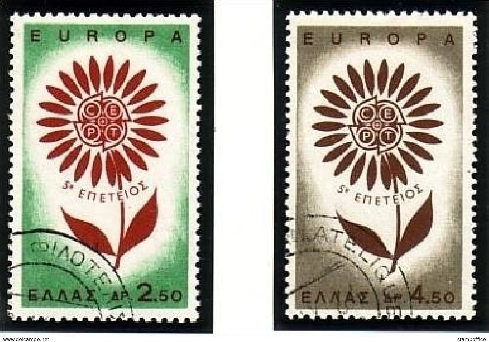 GRIECHENLAND MI-NR. 858-859 GESTEMPELT(USED) EUROPA 1964 - 1964