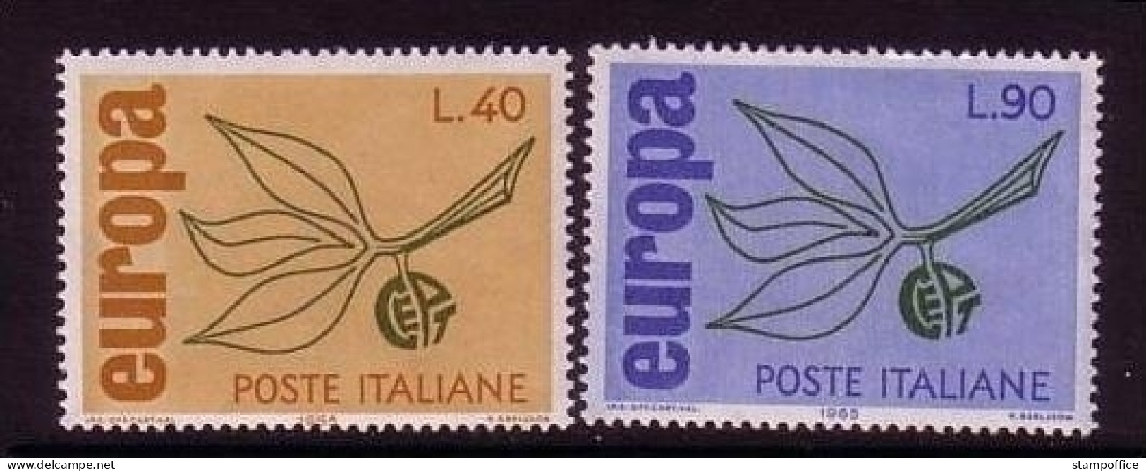 ITALIEN MI-NR. 1186-1187 POSTFRISCH(MINT) EUROPA 1965 ZWEIG - 1965