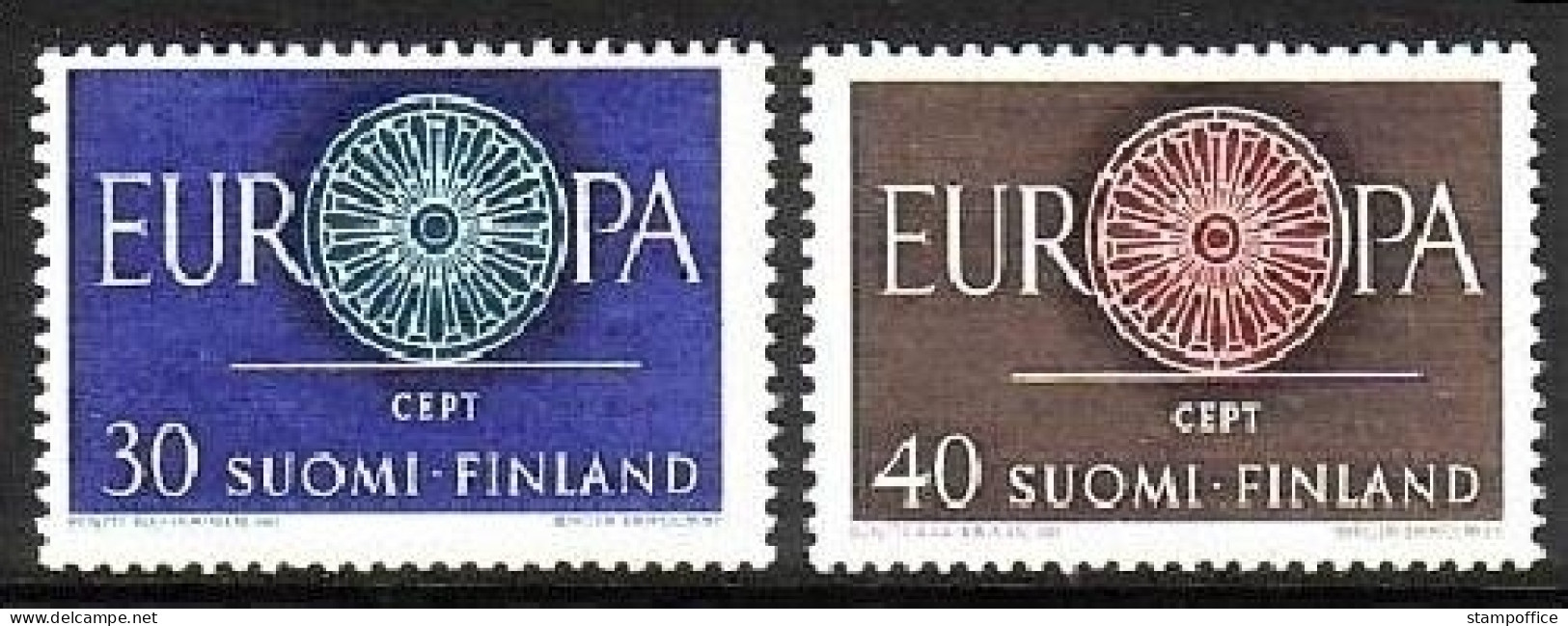 FINNLAND MI-NR. 525-526 POSTFRISCH(MINT) EUROPA 1960 - WAGENRAD - 1960