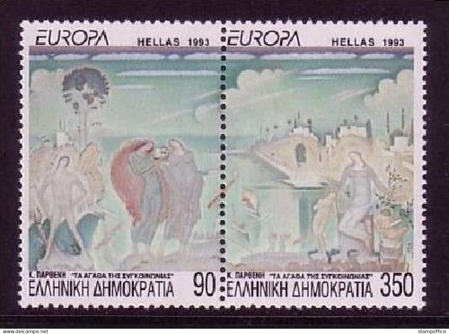 GRIECHENLAND MI-NR. 1829-1830 A POSTFRISCH(MINT) EUROPA 1993 ZEITGENÖSSISCHE KUNST - 1993