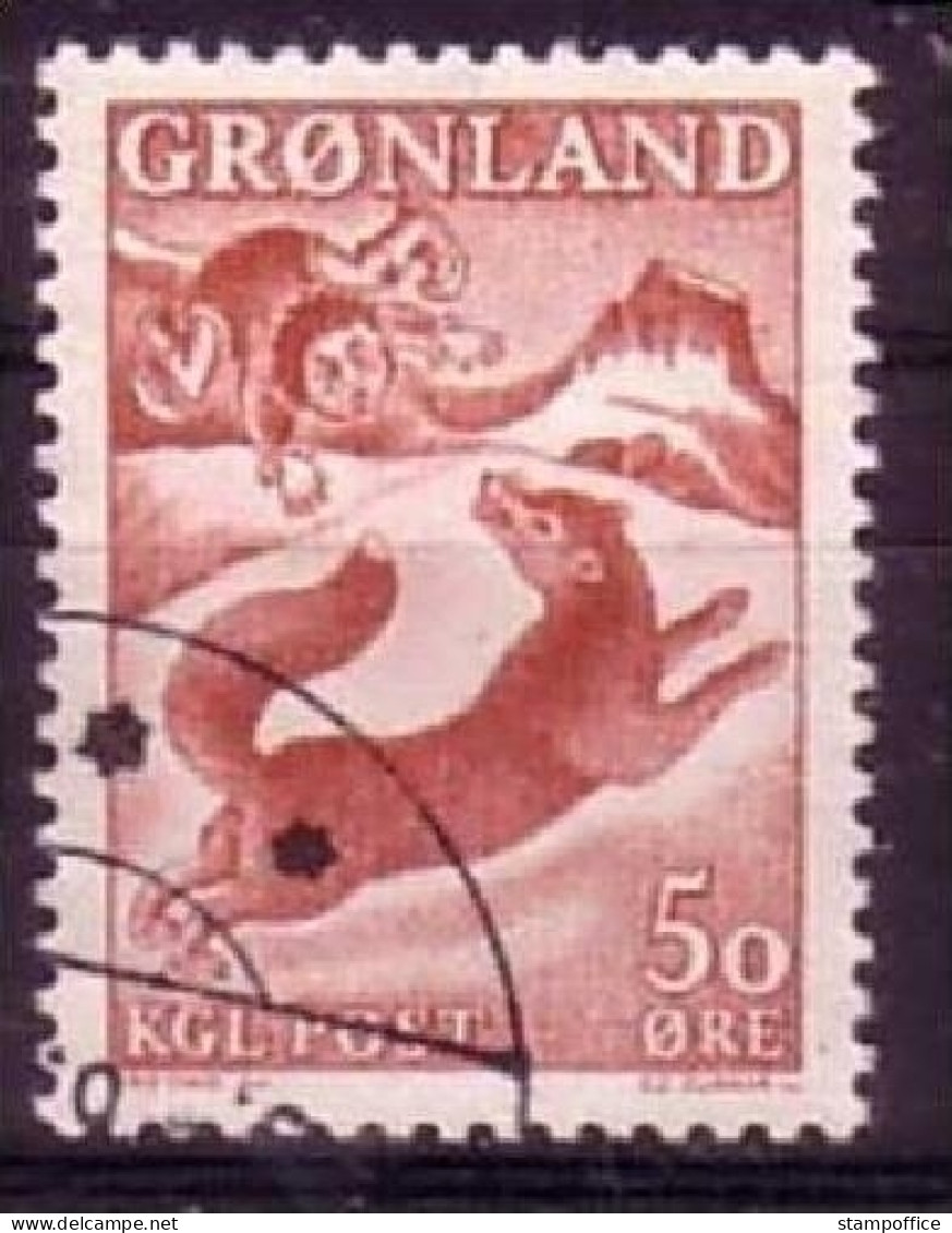 GRÖNLAND MI-NR. 66 GESTEMPELT(USED) SAGEN "VOM JUNGEN UND DEM FUCHS" - Oblitérés