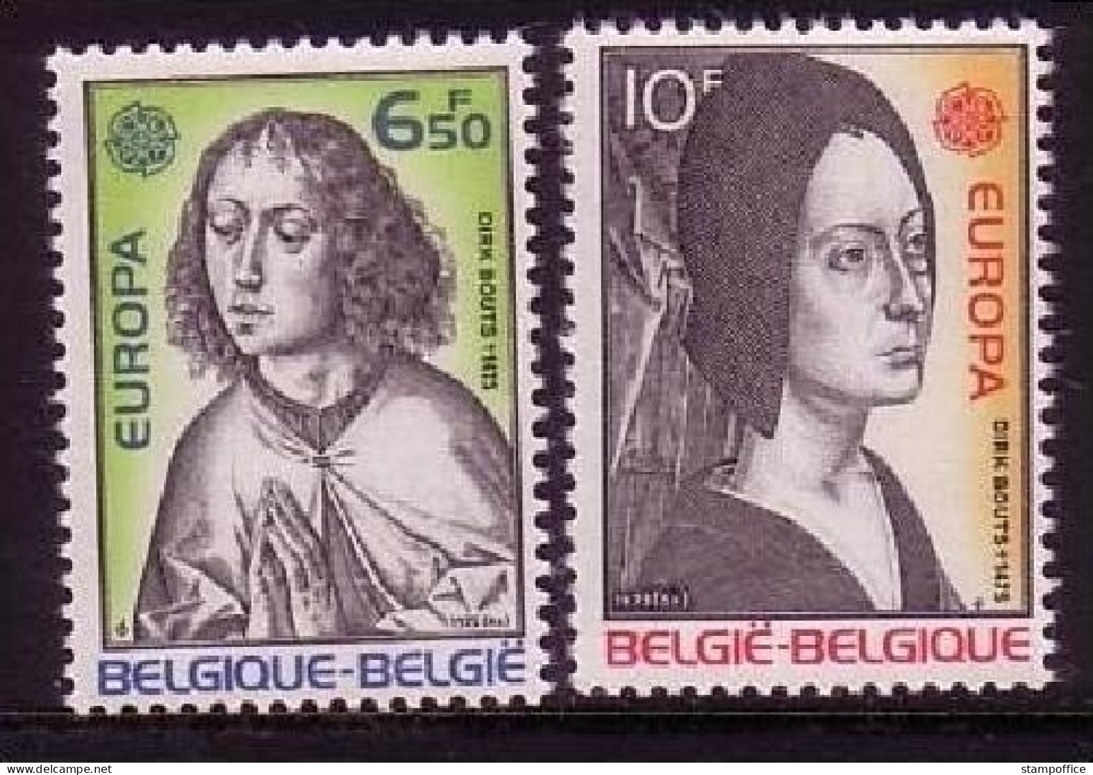 BELGIEN MI-NR. 1818-1819 POSTFRISCH(MINT) EUROPA 1975 - GEMÄLDE - 1975