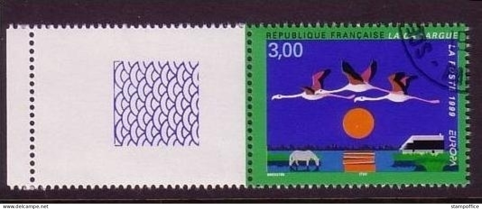 FRANKREICH MI-NR. 3382 O EUROPA 1999 - NATUR- Und NATIONALPARKS FLAMINGOS - 1999