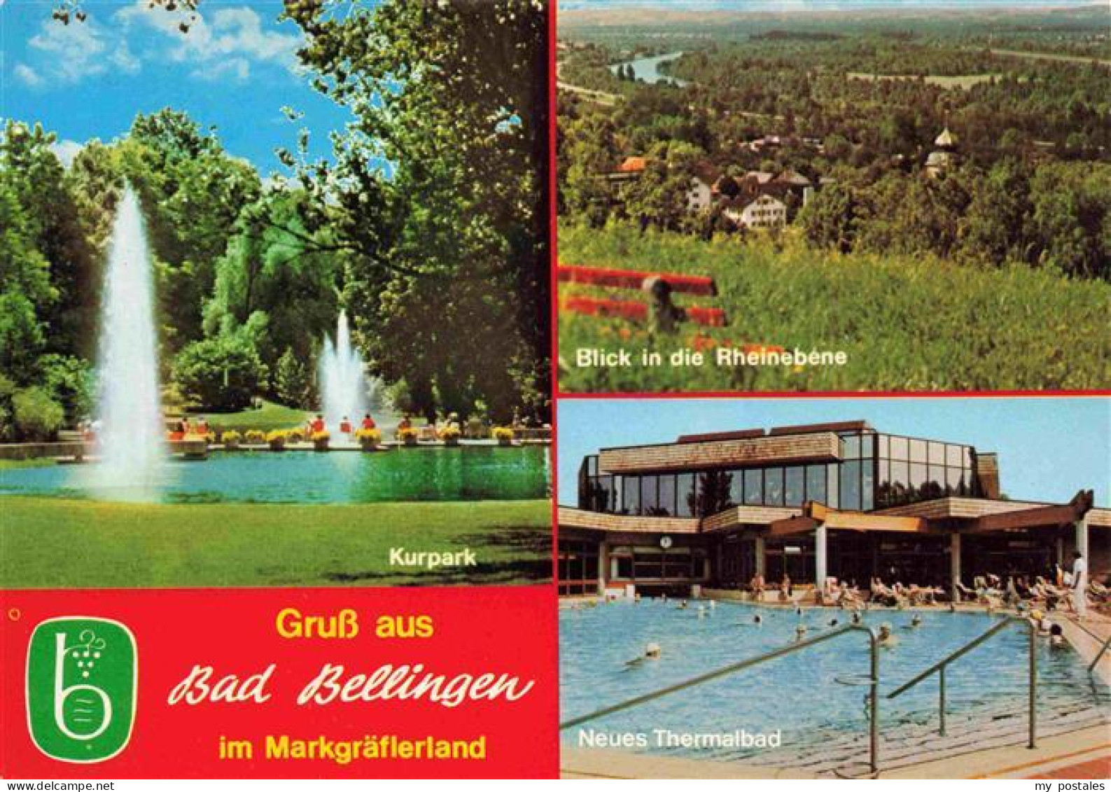 73968132 Bad_Bellingen Panorama Rheinebene Kurpark Thermalbad Kurort Im Markgrae - Bad Bellingen