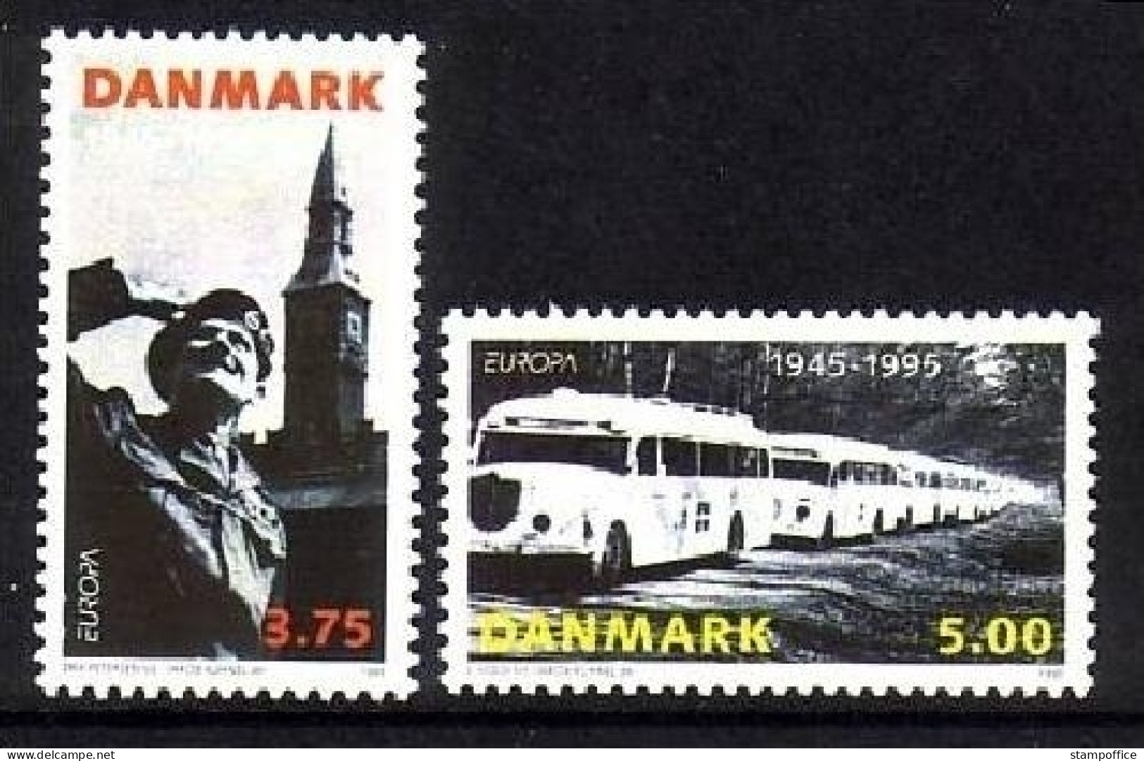 DÄNEMARK MI-NR. 1100-1101 POSTFRISCH(MINT) EUROPA 1995 - FRIEDEN Und FREIHEIT BUS - 1995