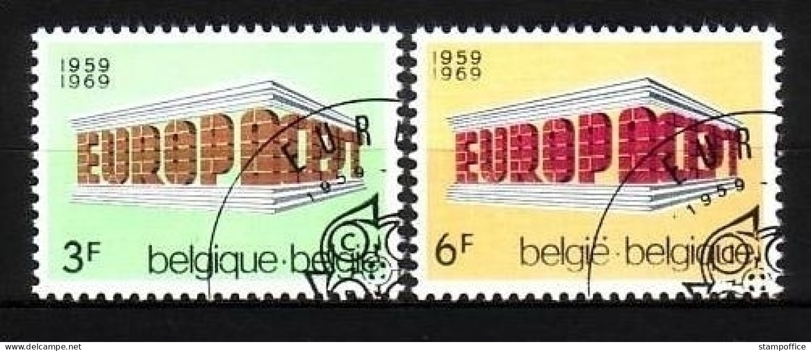 BELGIEN MI-NR. 1546-1547 GESTEMPELT(USED) EUROPA 1969 EUROPA CEPT - 1969