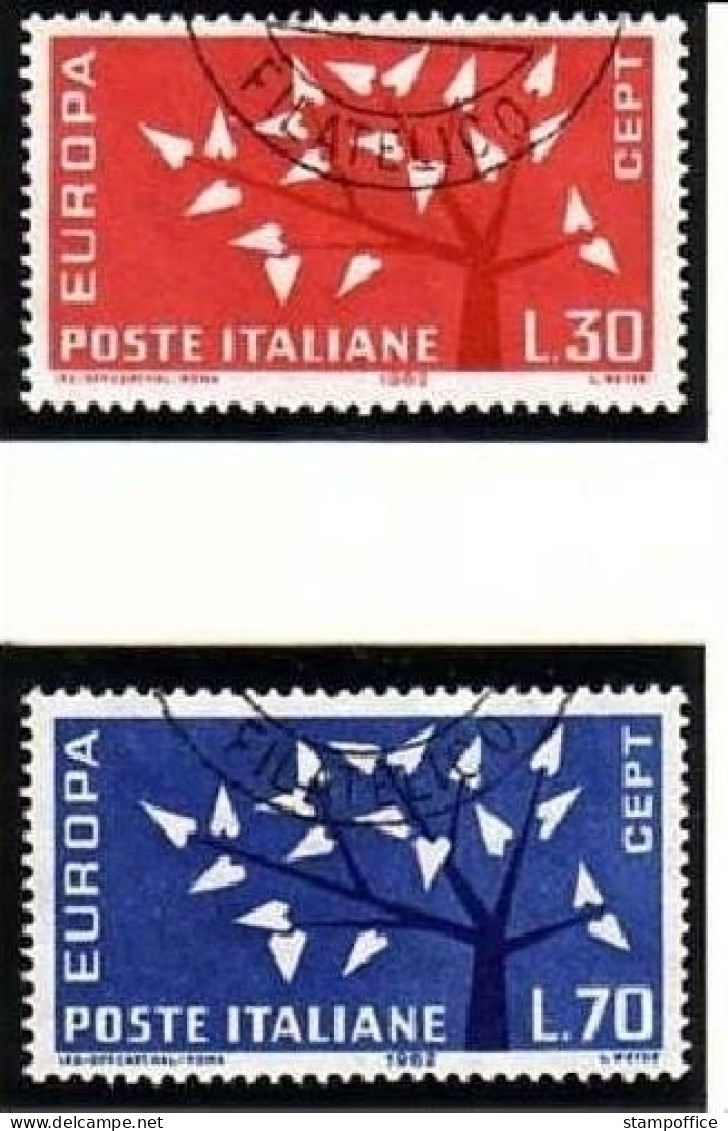 ITALIEN MI-NR. 1129-1130 GESTEMPELT(USED) EUROPA 1962 - BAUM - 1962