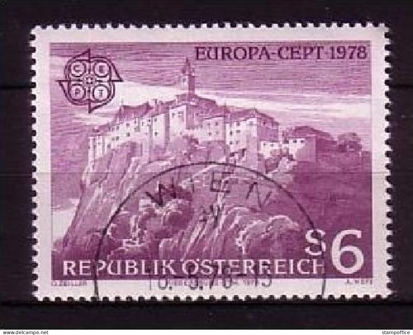 ÖSTERREICH MI-NR. 1573 GESTEMPELT(USED) EUROPA 1978 BAUDENKMÄLER RIEGERSBURG - 1978