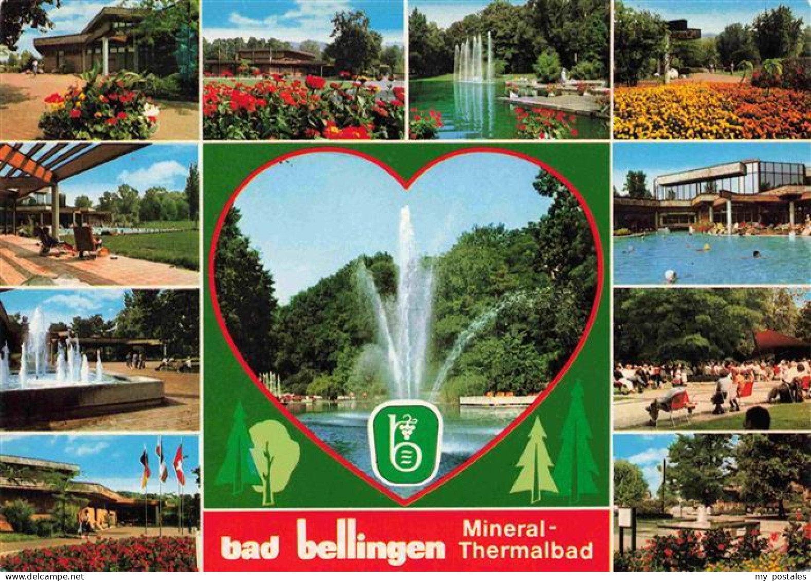 73968125 Bad_Bellingen Mineral-Thermalbad Kurpark Wasserspiele - Bad Bellingen