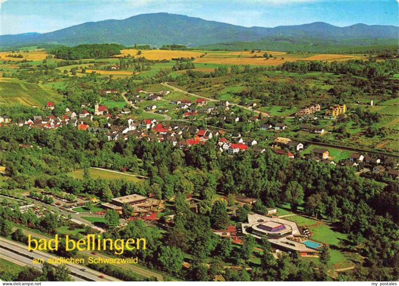 73968122 Bad_Bellingen Panorama Mineral-Thermalbad Markgraeflerland Schwarzwald - Bad Bellingen