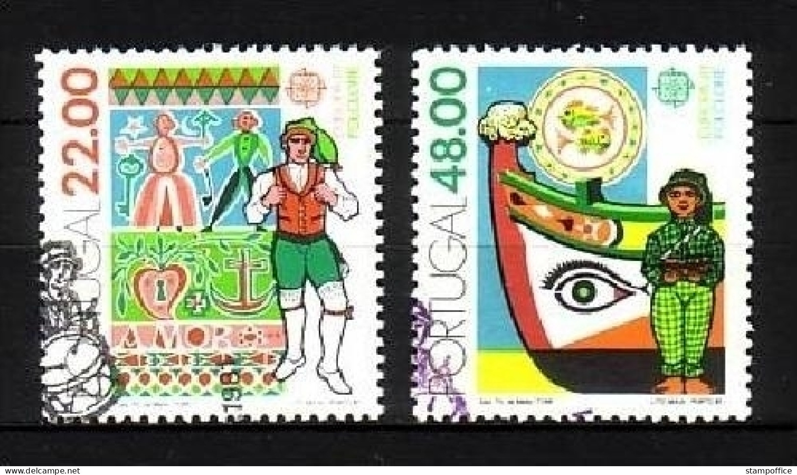 PORTUGAL MI-NR. 1531-1532 GESTEMPELT(USED) EUROPA 1981 FOLKLORE - 1981