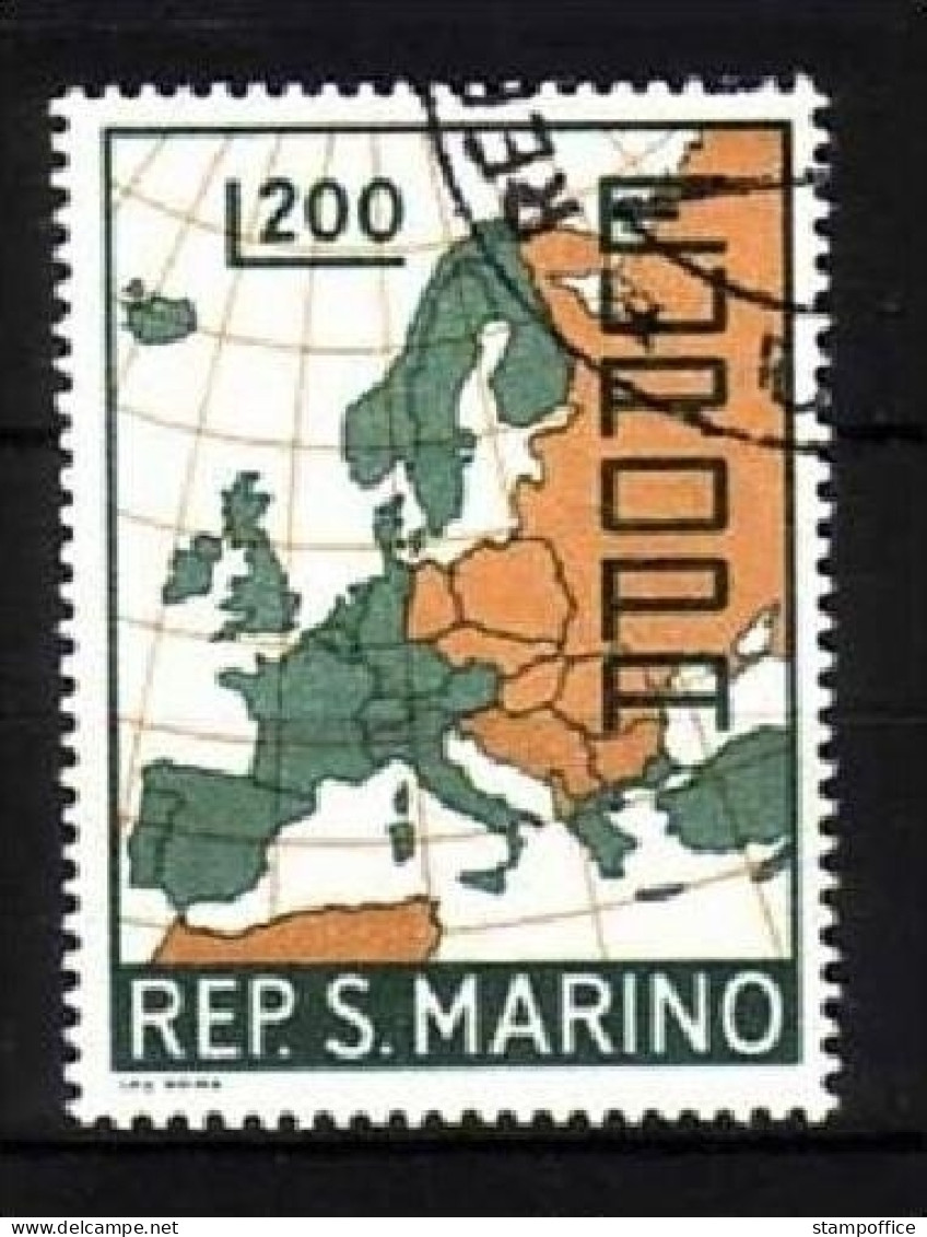 SAN MARINO MI-NR. 890 O EUROPA 1967 - ZAHNRÄDER - 1967