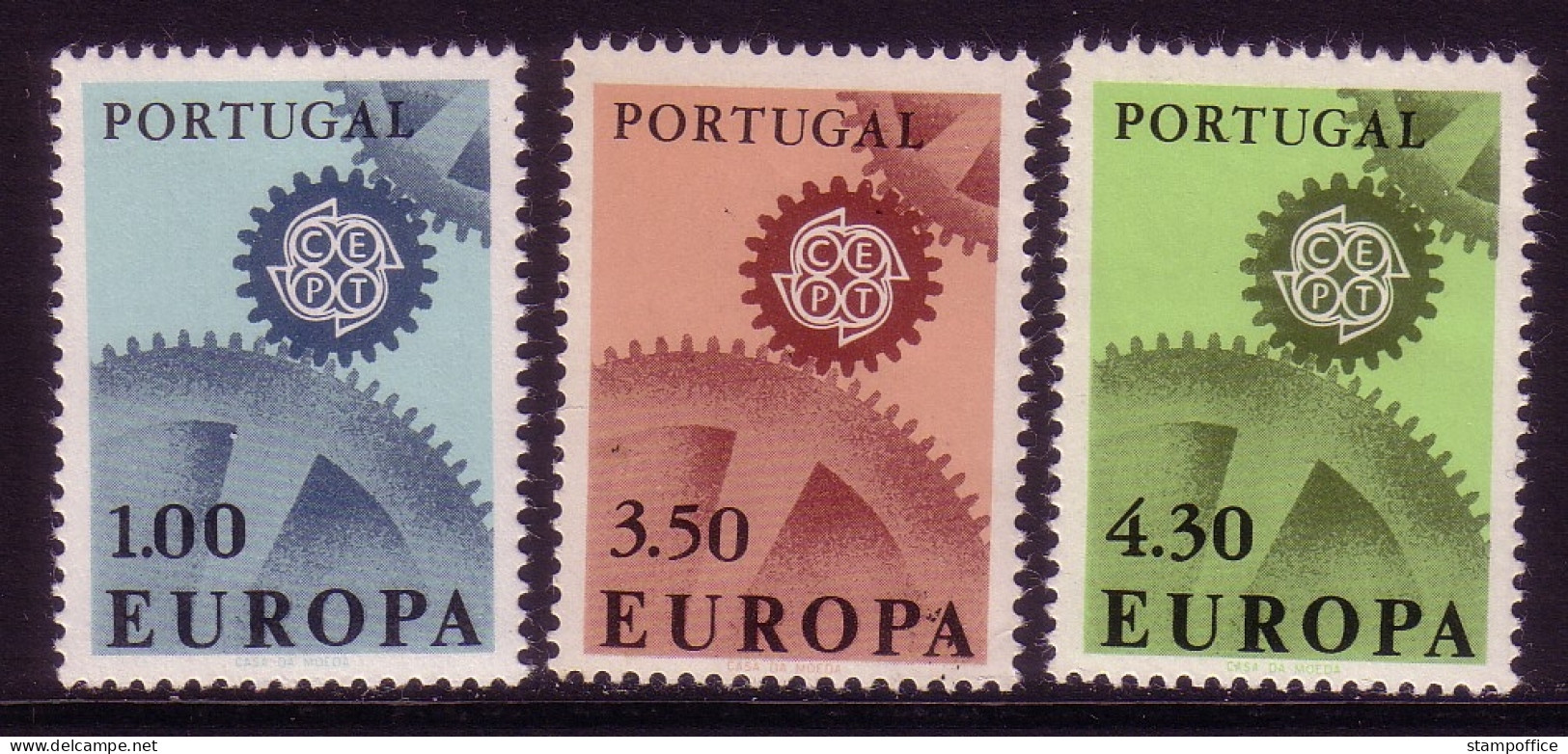 PORTUGAL MI-NR. 1026-1028 POSTFRISCH(MINT) EUROPA 1967 - 2. Wahl - 1967