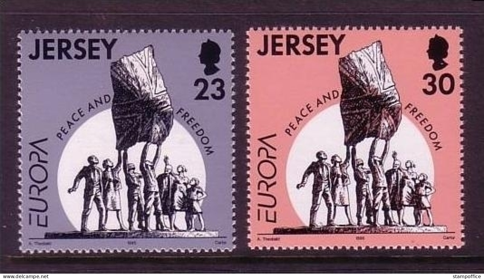 JERSEY MI-NR. 693-694 POSTFRISCH(MINT) EUROPA 1995 FRIEDEN Und FREIHEIT - 1995